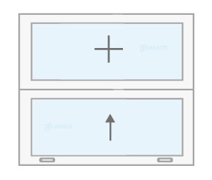 ventana guillotinacatalogo productos fabrica de ventanas y cerramientos Carreté Finestres