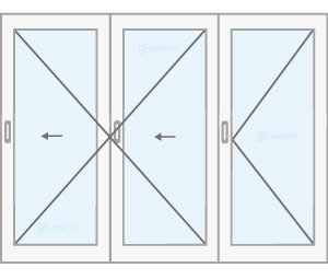 ventana corredera plegable catalogo productos fabrica de ventanas y cerramientos Carreté Finestres