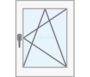 ventana practicable osicilobatiente catalogo productos fabrica de ventanas y cerramientos Carreté Finestres