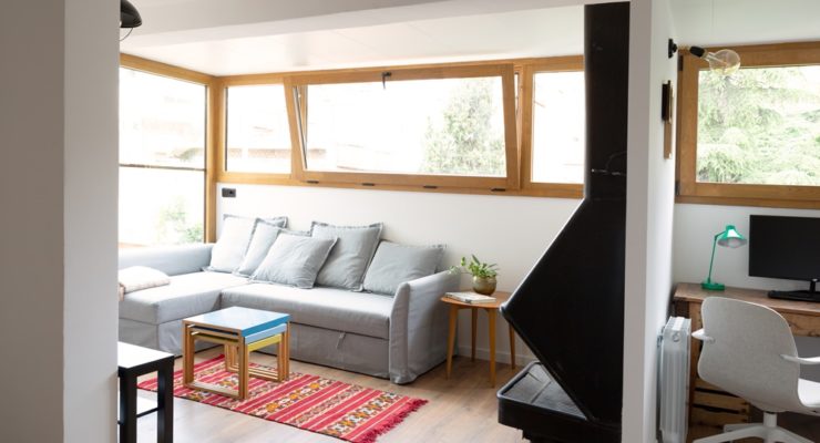 Renovación de ventanas mixtas en estudio de Barcelona